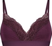 Hunkemöller Lingerie Dames Voorgevormde bh zonder beugel Sophie  - Paars - maat E80