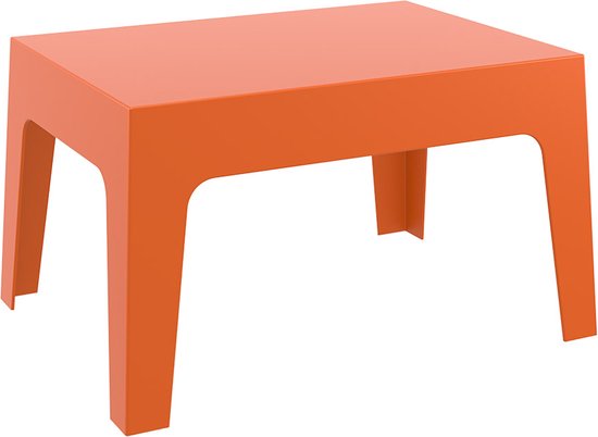 Alterego Lage, oranje tafel 'MARTO' uit kunststof