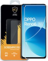Oppo Reno6 Screenprotector - MobyDefend Case-Friendly Gehard Glas Screensaver - Glasplaatje Geschikt Voor Oppo Reno6