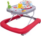 4Baby Walk 'n Push Red Loopstoel 7053