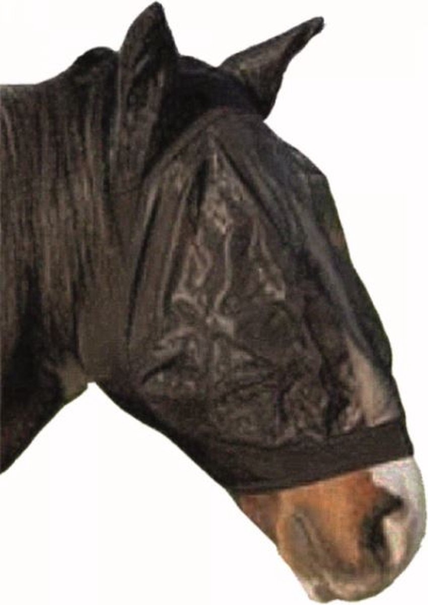 S2g Vliegenmasker Pony Elastisch Lycra Zwart