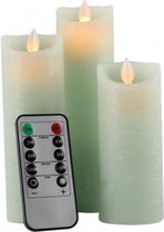 Peha Kaarsen Met Led Verlichting Wax  Set 3