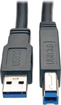 Tripp Lite U328-025 USB-kabel 8 m USB 3.2 Gen 1 (3.1 Gen 1) USB A USB B Zwart
