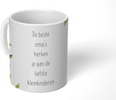 Mok - Koffiemok - Quotes - De beste oma's herken je aan de liefste kleinkinderen - Spreuken - Oma - Mokken - 350 ML - Beker - Koffiemokken - Theemok - Mok met tekst