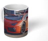 Mok - Lamborghini - Oranje - Logo - 350 ML - Beker