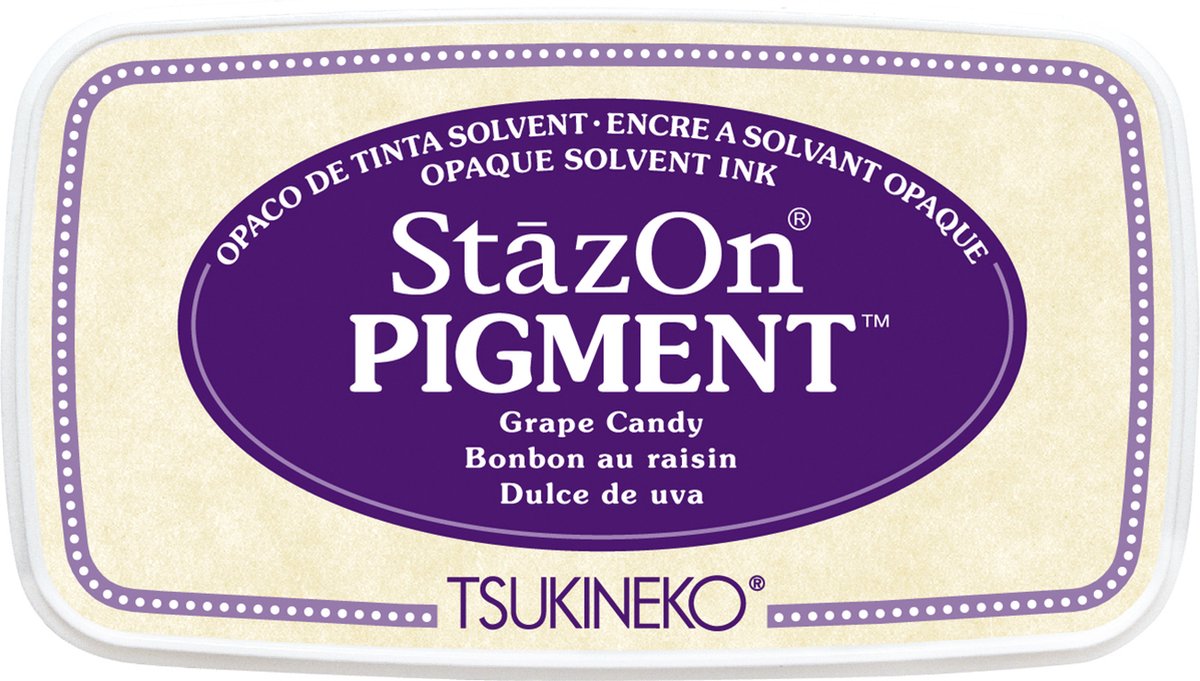 Tsukineko • StazOn pigment ink pad grape candy - stempelkussen paars inkt