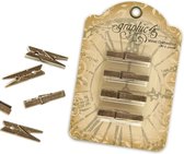 Graphic 45 Staples metal clothespin