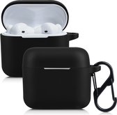 kwmobile hoes geschikt voor Nokia Essential True Wireless Earphones E3101 - Siliconen cover voor oordopjes in zwart