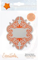 Tonic Studios essentials delicate detail stamp henna tag