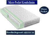 Caravan -  1-Persoons Matras -MICROPOCKET HR45 KOUDSCHUIM 7 ZONE 23 CM   - Gemiddeld ligcomfort - 80x180/23