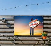 Welcome to Fabulas Las Vegas Nevada sign bord - Foto op Tuinposter - 150 x 100 cm