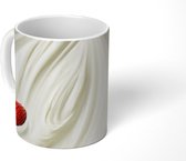 Mok - Aardbei - Yoghurt - Rood - 350 ML - Beker