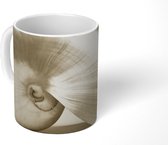 Mok - Schelp -Parel -Wit - 350 ML - Beker