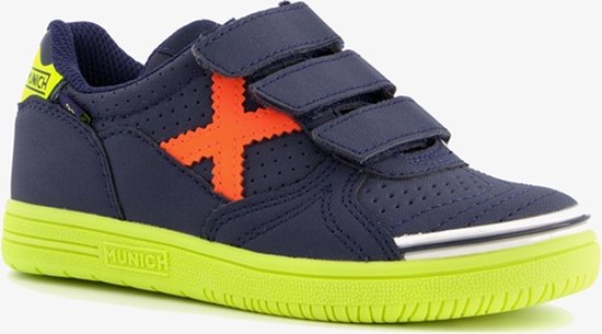 storm Regeren slim Munich jongens sneakers - Blauw - Maat 33 - Uitneembare zool | bol.com