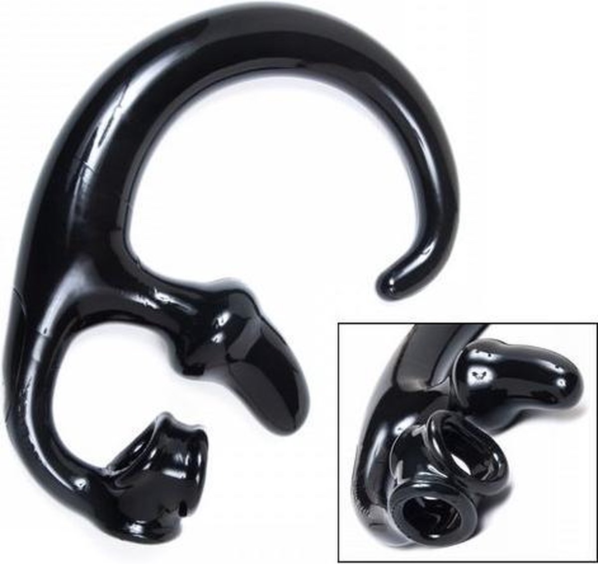 Oxballs - Alien Tail - Buttplug En Ballstretcher - Anal Toy - Zwart