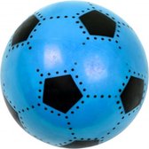 voetbal soft junior 16 cm blauw