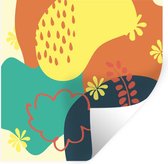 Stickers muraux - Été - Taches - Abstrait - 120x120 cm - Film Adhésif XXL