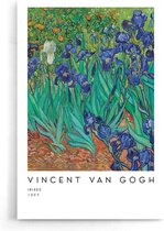 Walljar - Vincent van Gogh - Irissen II - Muurdecoratie - Poster
