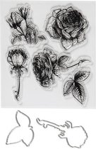 embossing folders, stempels en snijmallen 4 x 6,5 cm