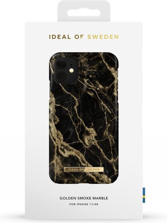 iDeal of Sweden Golden Smoke Marble coque de protection pour téléphones portables 15,5 cm (6.1") Housse Couleur marbre