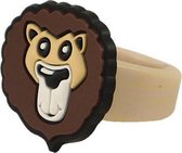 ring leeuw junior 1,6 cm rubber bruin