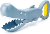 zandschep Snappy Shark junior 36 cm blauw