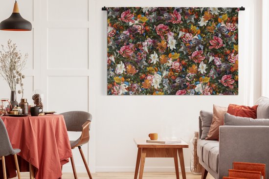 Tapisserie - Toile Murale - Fleurs - Art - Oude Meesters - 180x120 cm - Tapisserie