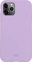 Siliconen hoesje paars geschikt voor iPhone 11 Pro hoesje siliconen - Paarse kleur - Hoesje geschikt voor iPhone 11 Pro paars - paars hoesje geschikt voor iPhone 11 Pro - Stevig ho