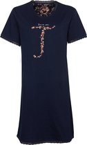 Tenderness Dames Nachthemd Blauw TENGD1101A - Maten: XXL