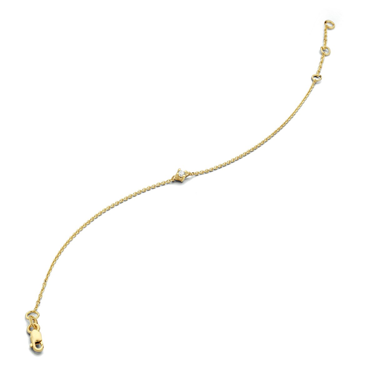 Armband Diamant 16,5 - 18,5 Cm  G Si