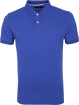 Profuomo - Polo Melange Denim Blauw - XXL - Modern-fit