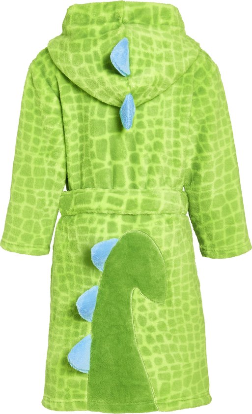 achter via Plaats Playshoes - Fleece badjas voor jongens - Dino - Groen - maat 86-92cm |  bol.com