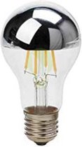 LED kopspiegel Filament lamp 7W | A60 | Zilver | 2700K - Warm wit