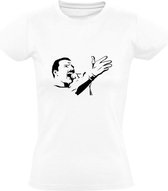 Queen Dames t-shirt | Freddie Mercury | Band | Muziek | cadeau | Wit