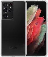 Samsung Galaxy S21 Ultra hoesje - MobyDefend Transparante TPU Gelcase - Volledig Doorzichtig - GSM Hoesje - Telefoonhoesje Geschikt Voor: Samsung Galaxy S21 Ultra
