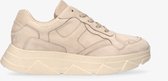 Tango | Kady fat 10-ch soft beige nubuck sneaker - beige sole | Maat: 37