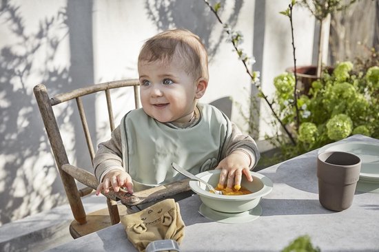 Elodie slab - Slabbetjes - Slabbertjes baby - Slab - Mineral Green van Elodie — afbeelding 2