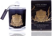 Geurkaars French Morning Tea 185gr goud - Cote Noire