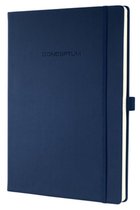 Sigel notitieboek - Conceptum Pure - A4 - donkerblauw - hardcover - 194 pagina's - 80 grams - lijn - SI-CO647
