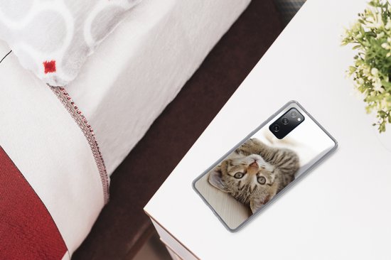 Coque Samsung Galaxy S20 FE - Chaton - Soleil - Marron - Siliconen