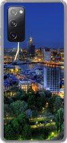 Geschikt voor Samsung Galaxy S20 FE hoesje - Rotterdam - Nederland - Skyline - Siliconen Telefoonhoesje