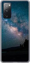Samsung Galaxy S20 FE hoesje - Sterren - Planeten - Melkweg - Jongens - Meisjes - Kinderen - Siliconen Telefoonhoesje
