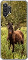 Coque Samsung Galaxy A32 5G - Cheval - Forêt - Herbe - Siliconen