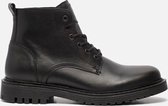 Invinci Invinci veterboots zwart Leer - Heren - Maat 44