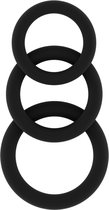 No.25 - Cockring Set - Black - Cock Rings