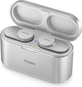 Philips Fidelio T1 - In-ear koptelefoon - Draadloos - Met ANC - Zilver