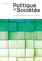 Politique et Sociétés 40 - Politique et Sociétés. Vol. 40 No. 3, 2021