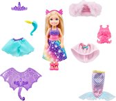 Barbie Family Verkleedset met Chelsea Barbiepop - Speelset