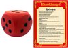 Afbeelding van het spelletje Sinterklaas spel met rode dobbelsteen - Pakjesavond Sinterklaasspel dobbelstenen set