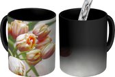 Magische Mok - Foto op Warmte Mok - Bossen met tulpen - 350 ML